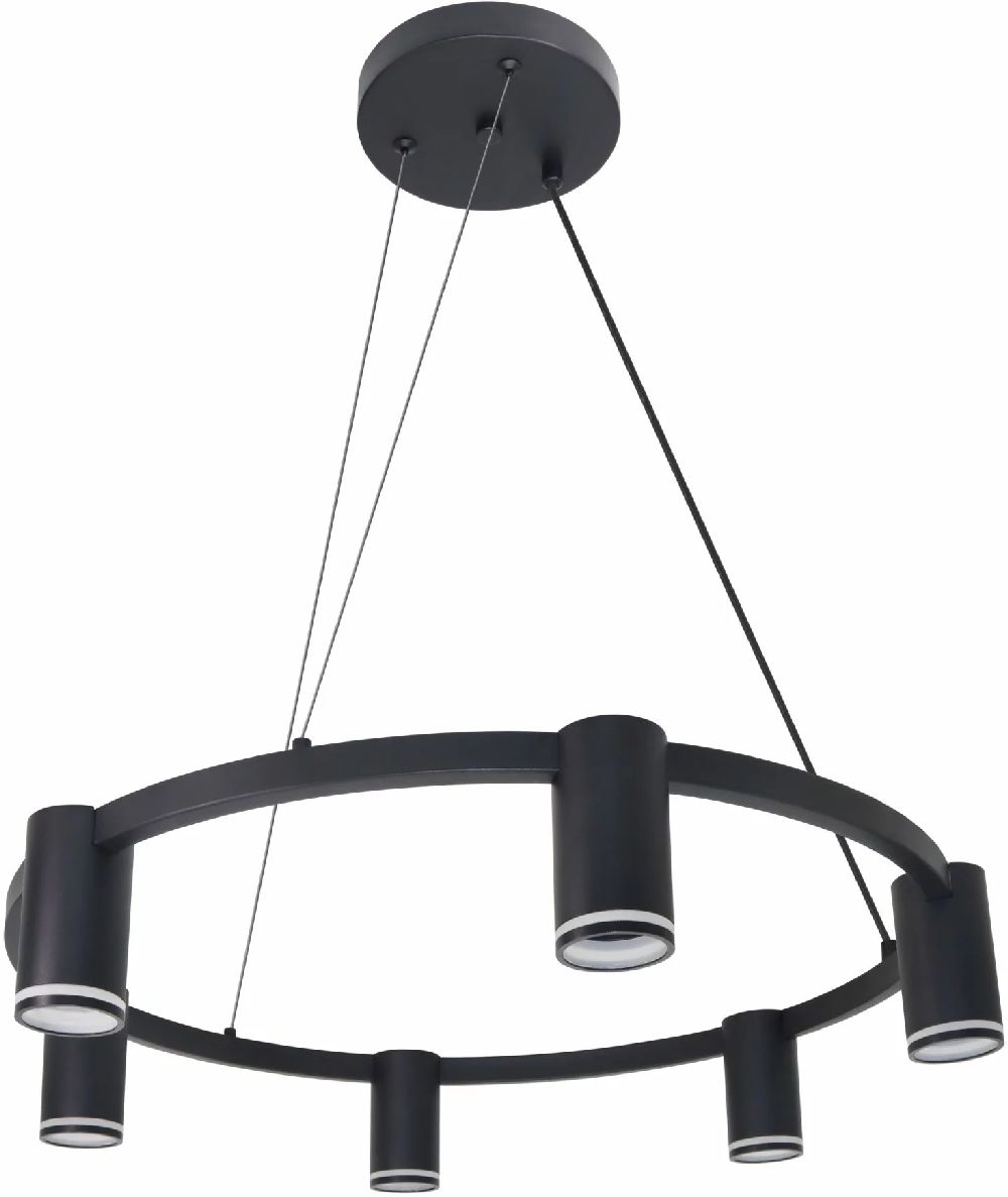 Darmowa Dostawa - Lampa wisząca 6x12 W czarna Goldlux Paris 326201