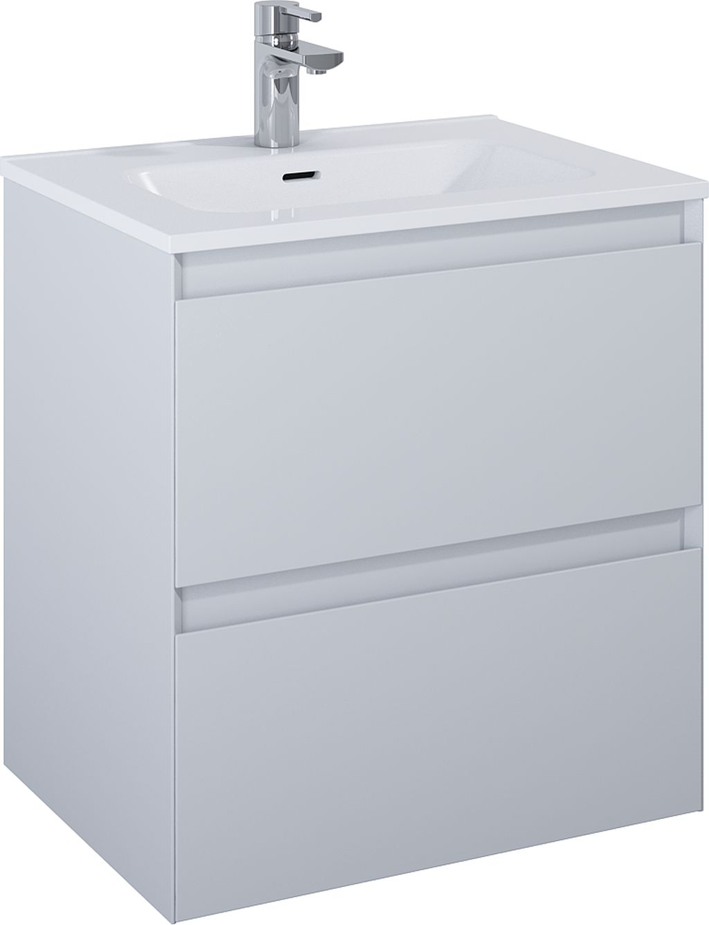 Darmowa Dostawa - Szafka 60x45.8x63.5 cm podumywalkowa wisząca szara Elita Split RE010600057040