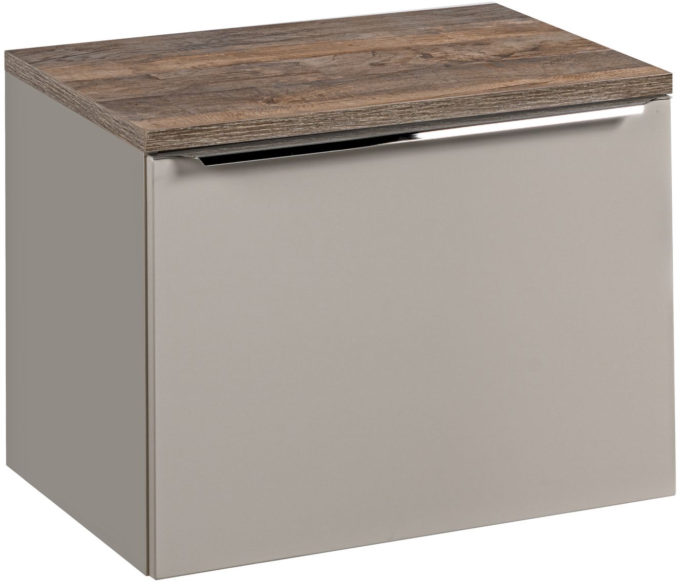 Darmowa Dostawa - Szafka z blatem 60x46x46 cm podumywalkowa wisząca szara Comad Santa Fe Taupe SETSFTB60CM