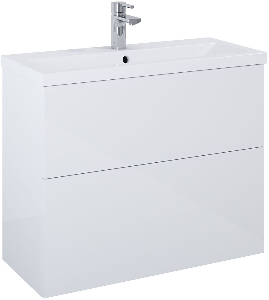 Darmowa Dostawa - Umywalka z szafką 81 cm białą Elita Kido RE020801118060