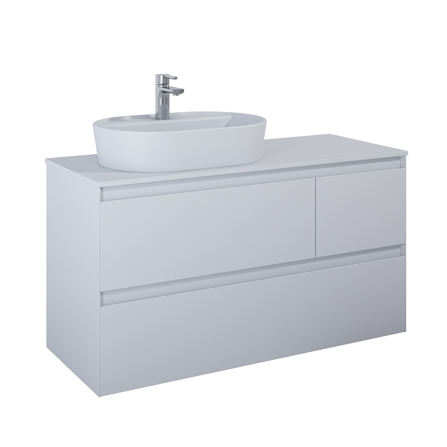 Darmowa Dostawa - Szafka 120x45.8x63.5 cm podumywalkowa wisząca szara Elita Split RE012006157040