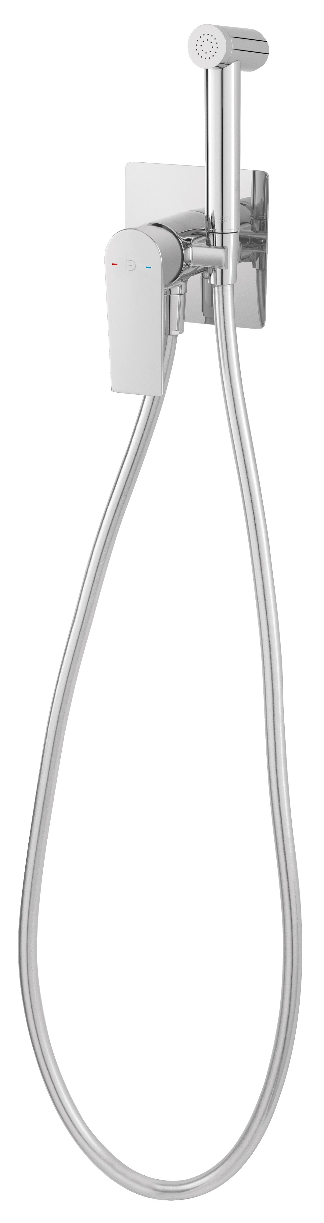 Darmowa Dostawa - Bateria bidetowa z zestawem prysznicowym podtynkowa chrom FDesign Pinea FD1PNA66P11