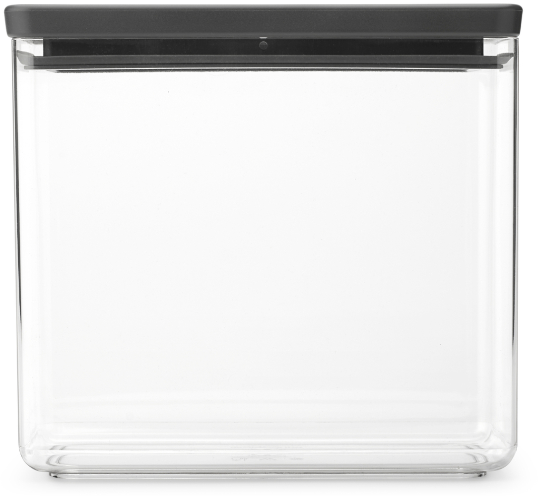 Darmowa Dostawa - Pojemnik do przechowywania 22.1x11.1x20.1 cm przezroczysty-czarny Brabantia Tasty+ 229961