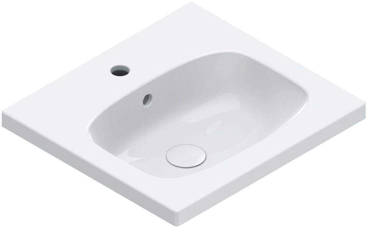 Darmowa Dostawa - Umywalka 50x46 cm prostokątna ścienna-meblowa biała Catalano Alvea 0620501001