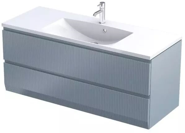 Darmowa Dostawa - Szafka 119.6x45.5x50 cm podumywalkowa wisząca szara Oristo Brylant OR36SD2S12016R