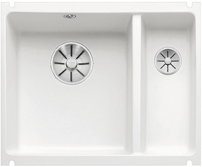 Darmowa Dostawa - Zlewozmywak ceramiczny 56.7x45.6 cm biały Blanco Subline 350/150-U 523741