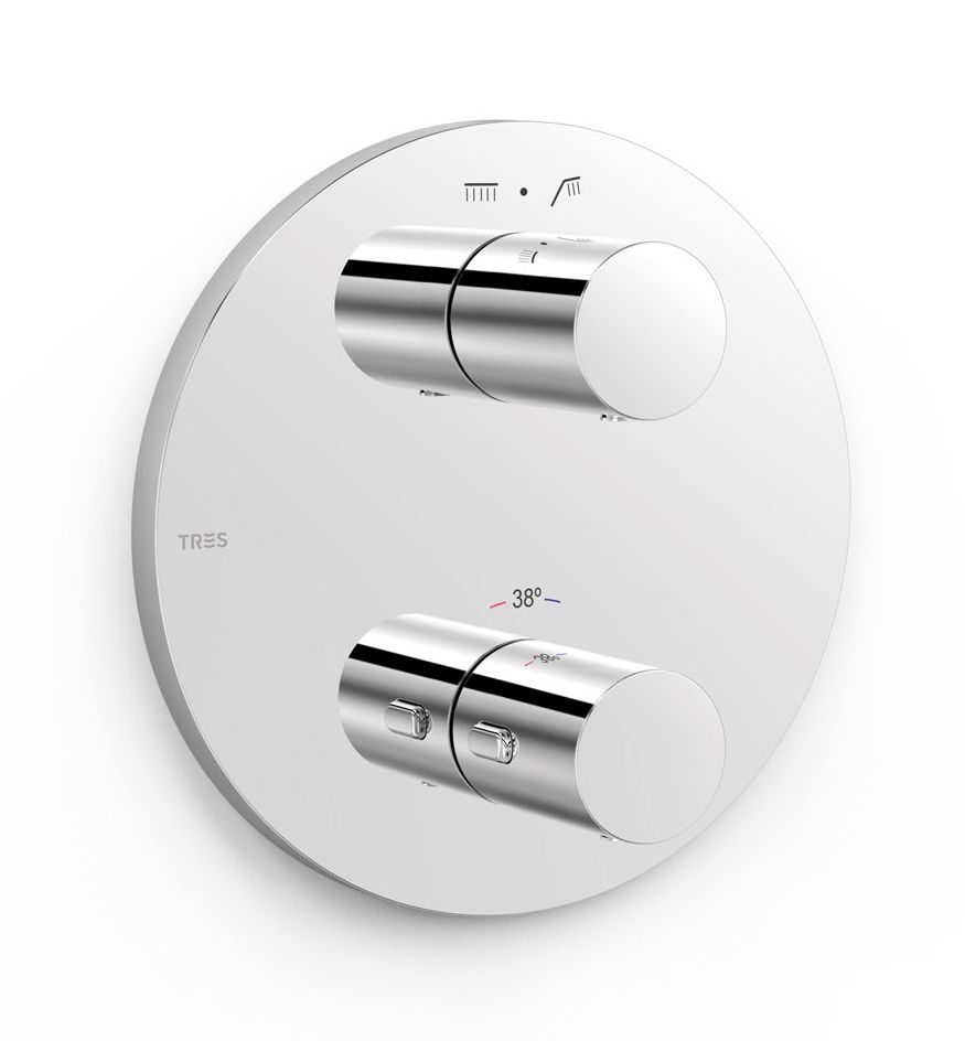 Darmowa Dostawa - Bateria wannowo-prysznicowa podtynkowa chrom Tres Therm-Box 26225001
