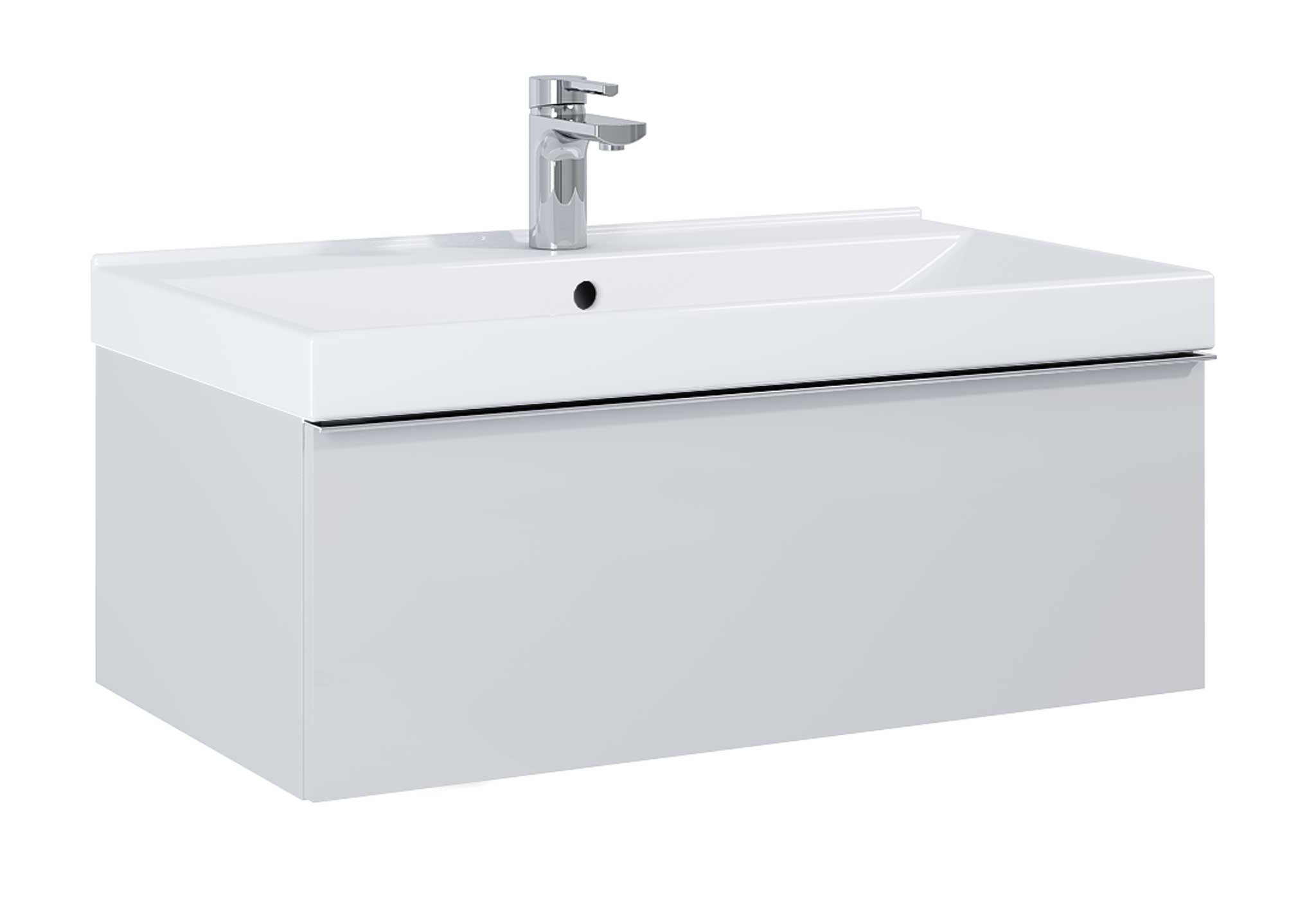 Darmowa Dostawa - Szafka 80x44.9x28.1 cm podumywalkowa wisząca szara Elita Look RE010803027040