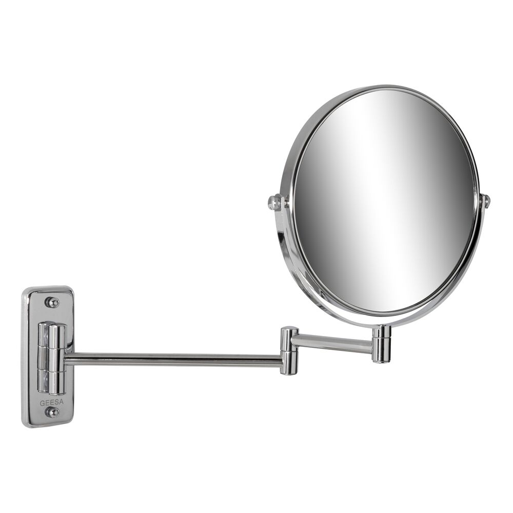 Darmowa Dostawa - Lusterko kosmetyczne 20x20 cm okrągłe chrom Geesa Mirror 911076