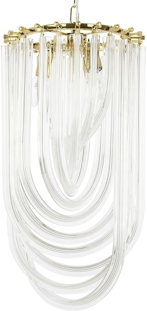 Darmowa Dostawa - Lampa wisząca 3x40 W przezroczysta King Home Murano JD9607LGOLD