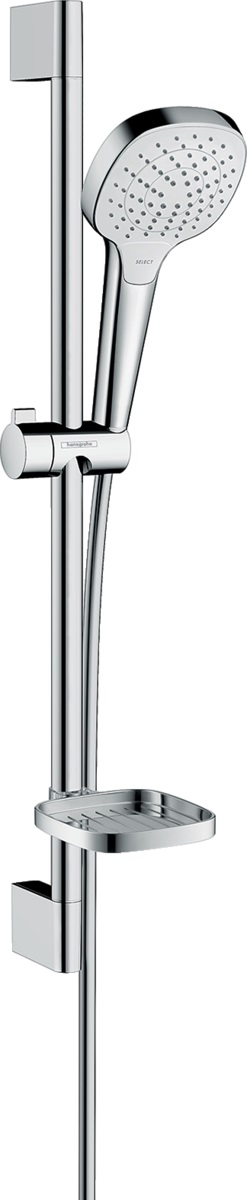 Darmowa Dostawa - Zestaw prysznicowy ścienny biały Hansgrohe Croma 26586400