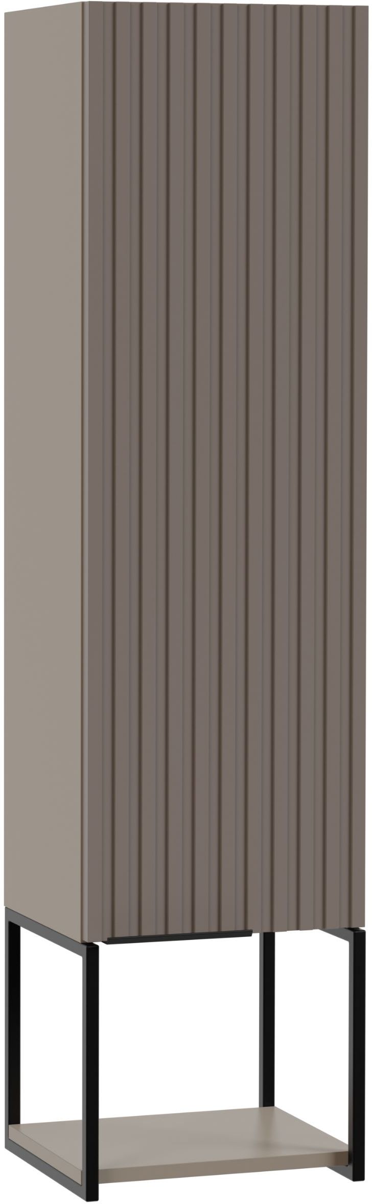 Darmowa Dostawa - Szafka 33x28x130 cm boczna wisząca szara Strama Turf 2420066