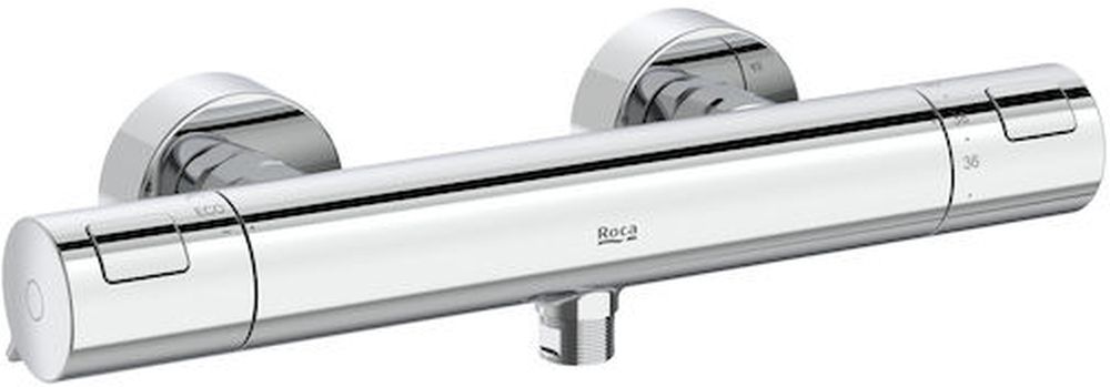 Darmowa Dostawa - Bateria prysznicowa ścienna termostatyczna chrom Roca T-500 A5A2E18C00
