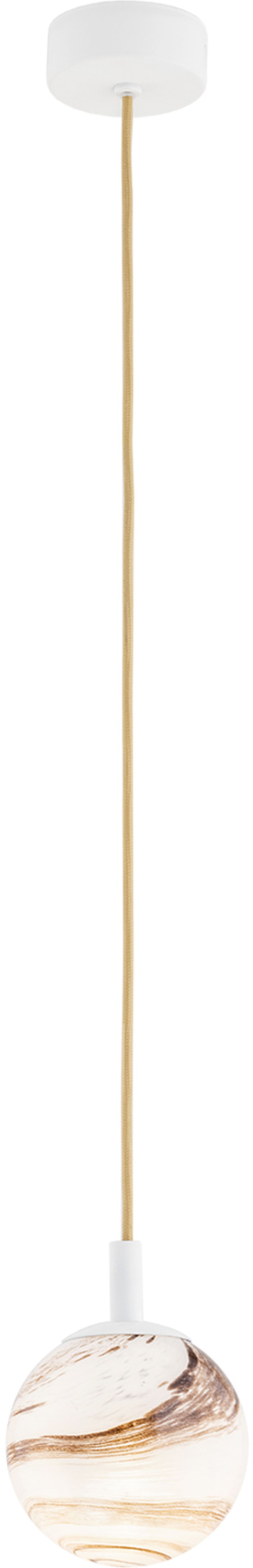 Darmowa Dostawa - Lampa wisząca 1x7 W biała Argon Almiros 8451