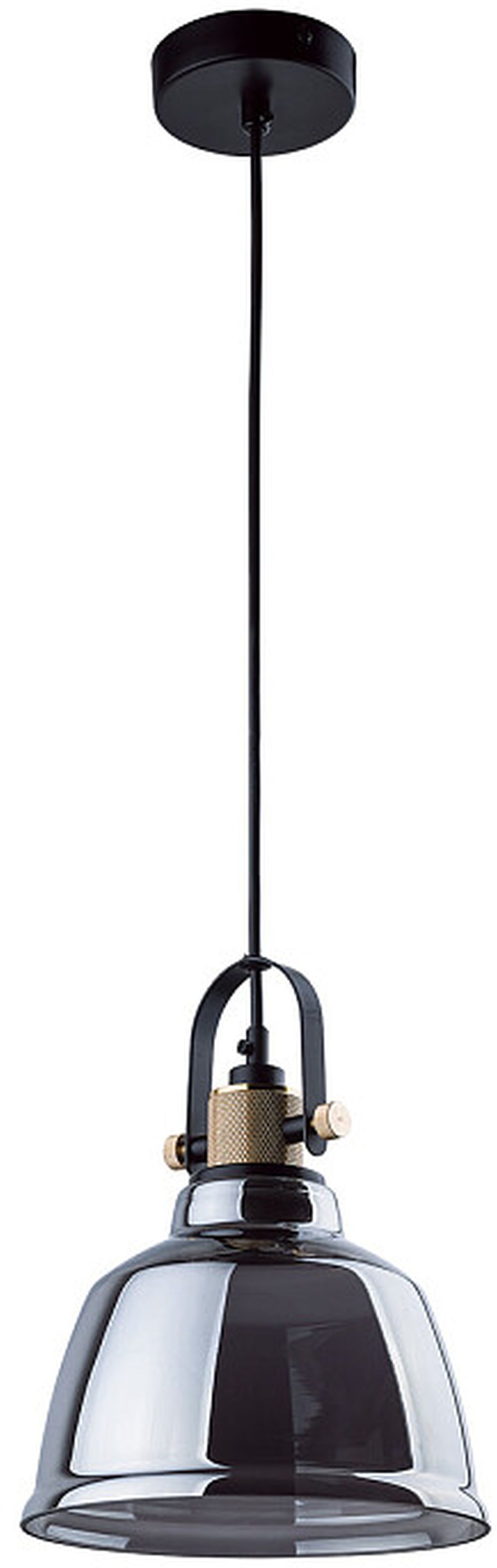 Darmowa Dostawa - Lampa wisząca 1x25 W srebrna Nowodvorski Lighting Amalfi Smoked 9152