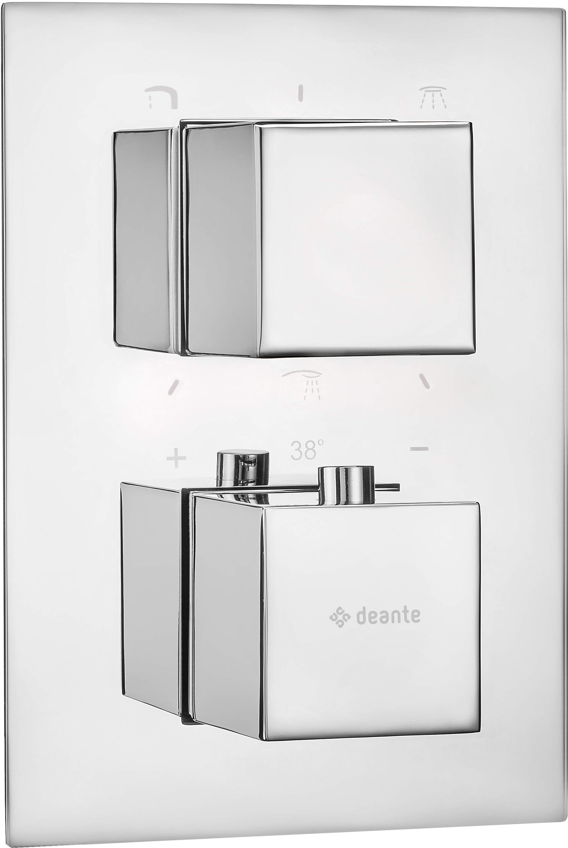 Darmowa Dostawa - Bateria wannowo-prysznicowa podtynkowa chrom Deante Box BXY0EAT