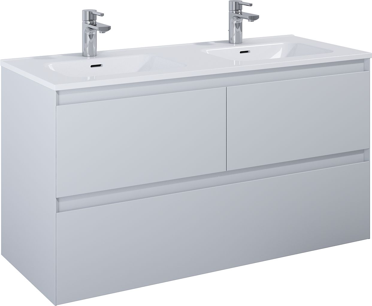 Darmowa Dostawa - Szafka 120x45.8x63.5 cm podumywalkowa wisząca szara Elita Split RE012007157040