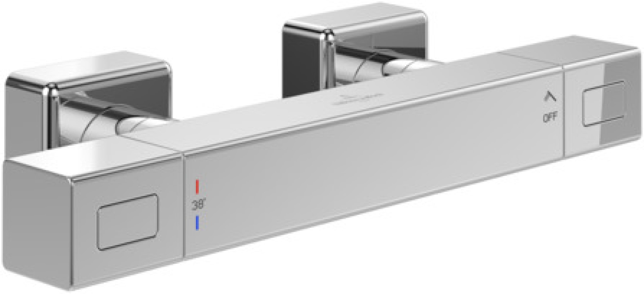 Darmowa Dostawa - Bateria prysznicowa ścienna termostatyczna chrom Villeroy & Boch Universal Taps & Fittings TVS00001800061
