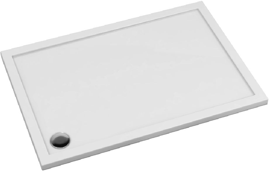 Darmowa Dostawa - Brodzik prostokątny 160x80 cm biały Schedpol Corrina New 34342