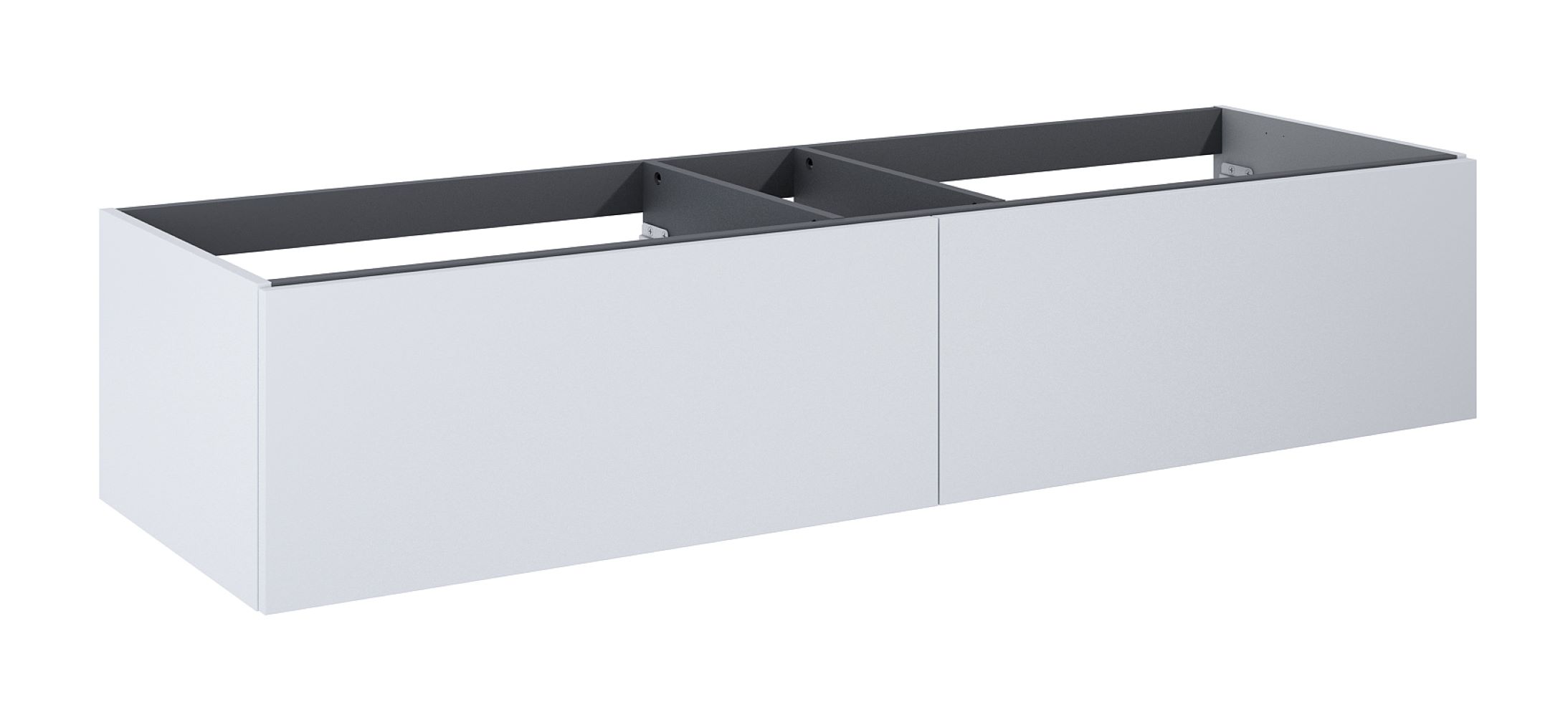 Darmowa Dostawa - Szafka 160x44.9x31.8 cm podumywalkowa wisząca szara Elita Look Slim RE081604027040