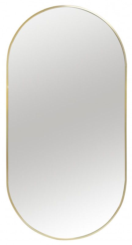 Darmowa Dostawa - Lustro 50x100 cm owalne złoty Ars Longa Scandi SCANDI50100ZS