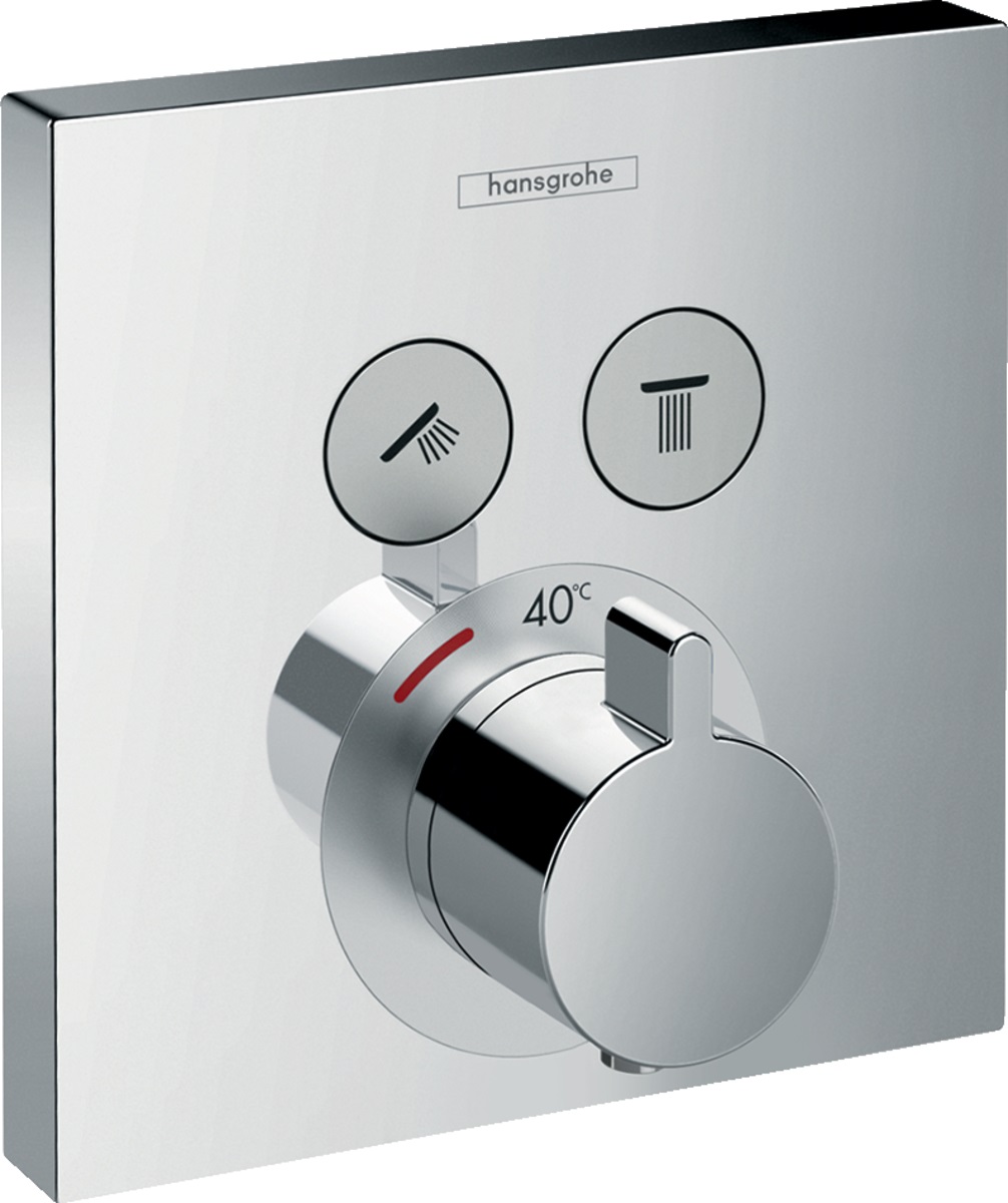 Darmowa Dostawa - Bateria wannowo-prysznicowa podtynkowa termostatyczna chrom Hansgrohe Select 15763000