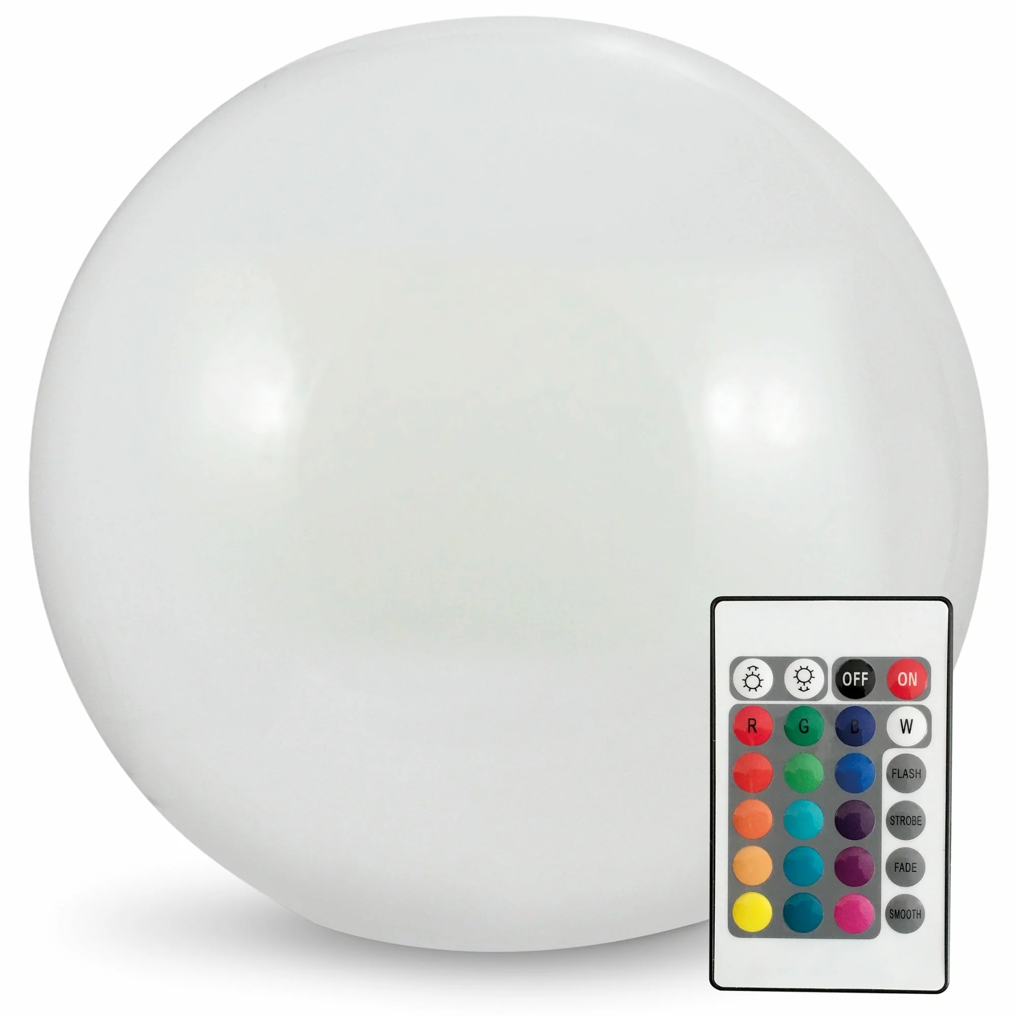 Darmowa Dostawa - Lampa solarna stojąca biały Goldlux Kula Led 311351
