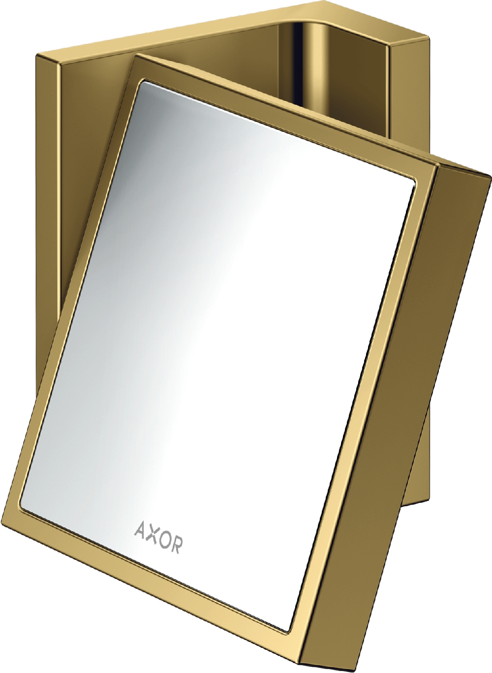 Darmowa Dostawa - Lusterko kosmetyczne 12x11 cm prostokątne złoty Axor Universal Rectangular 42649990