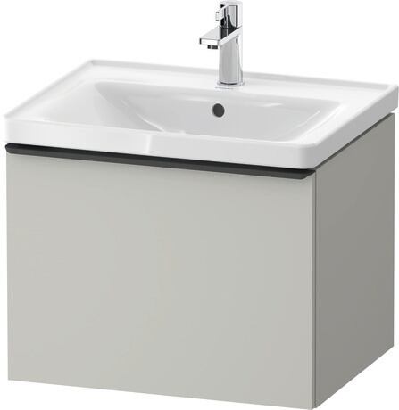 Darmowa Dostawa - Szafka 58.4x45.2x44 cm podumywalkowa wisząca szara Duravit D-Neo DE4249004220000