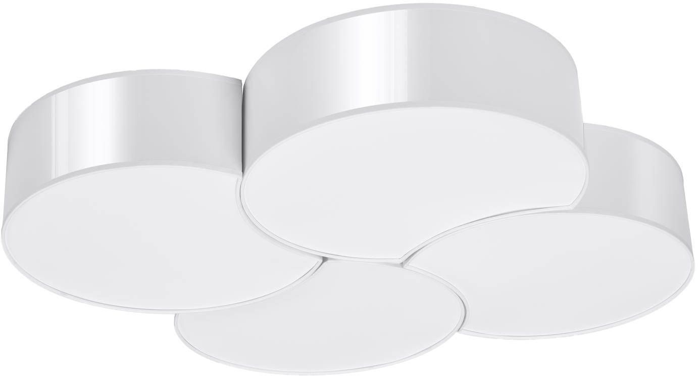 Darmowa Dostawa - Plafon powyżej 6x60 W biały Sollux Lighting Circle SL1053