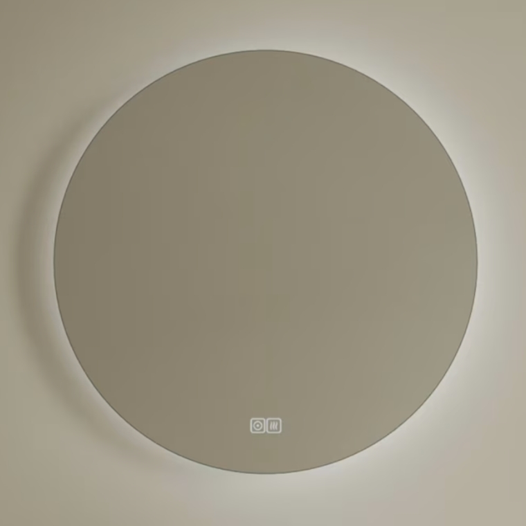 Darmowa Dostawa - Lustro 100x100 cm okrągłe z oświetleniem z matą grzewczą Kronenbach Moon KBM100