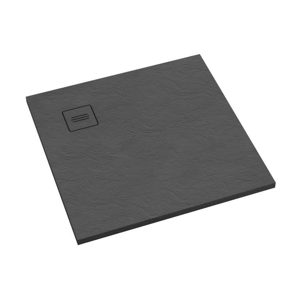 Darmowa Dostawa - Brodzik kwadratowy 80x80 cm szary Schedline Collection Protos Grey Stone 3SPP1K8080SSTM1SST