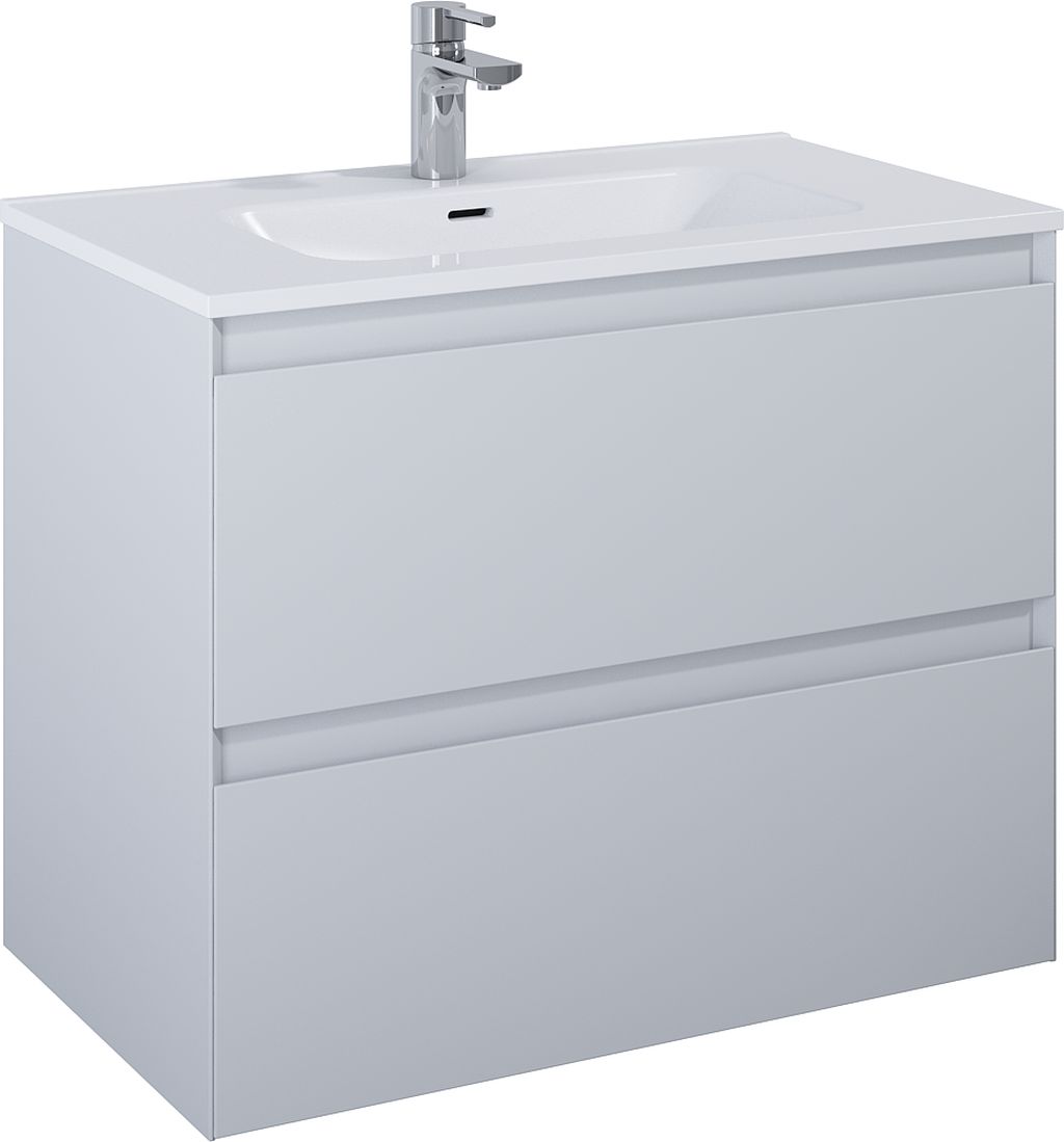 Darmowa Dostawa - Szafka 80x45.8x63.5 cm podumywalkowa wisząca szara Elita Split RE010800057040