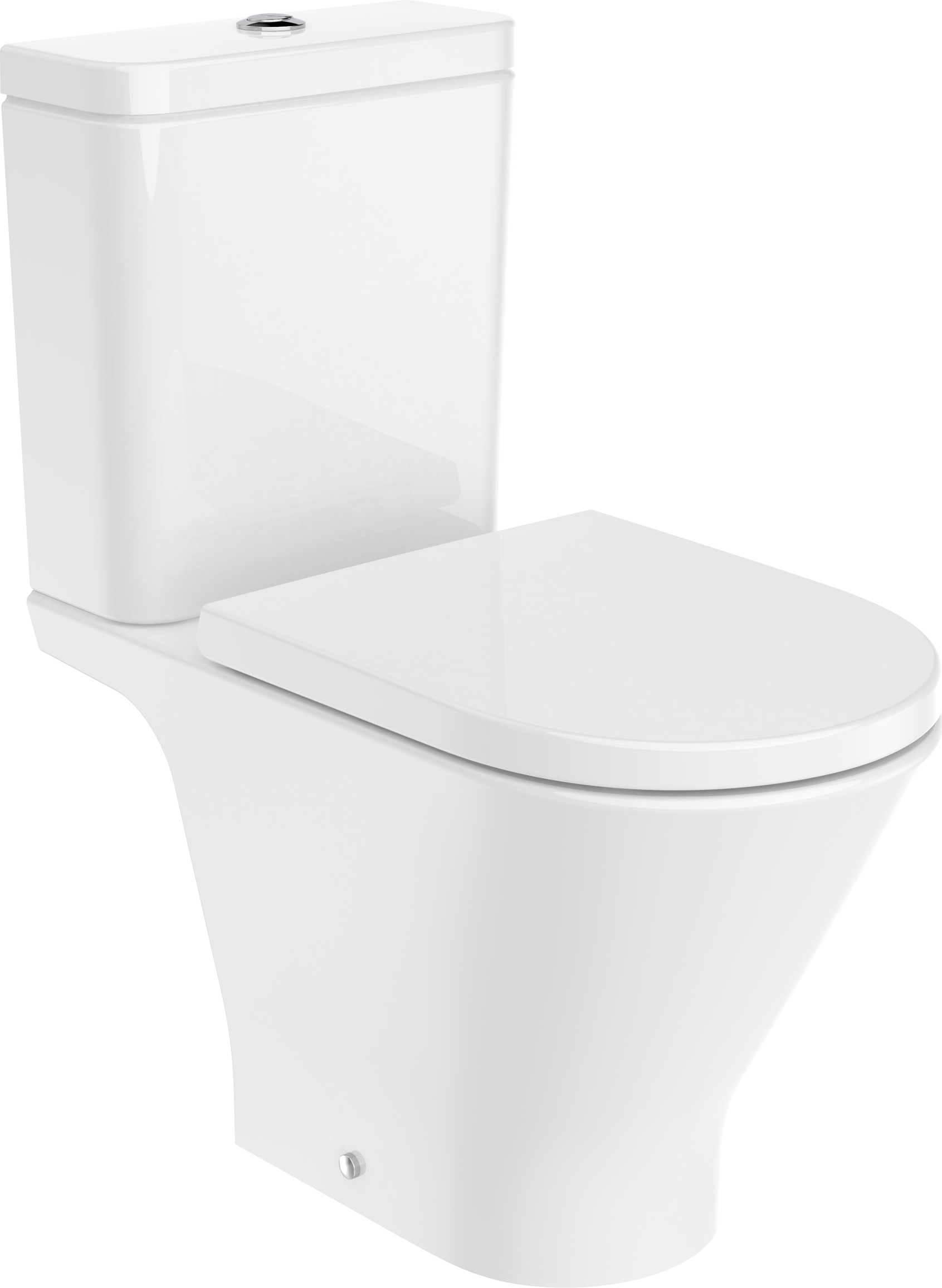 Darmowa Dostawa - Miska kompakt WC biały Roca Gap Round A3420N8000