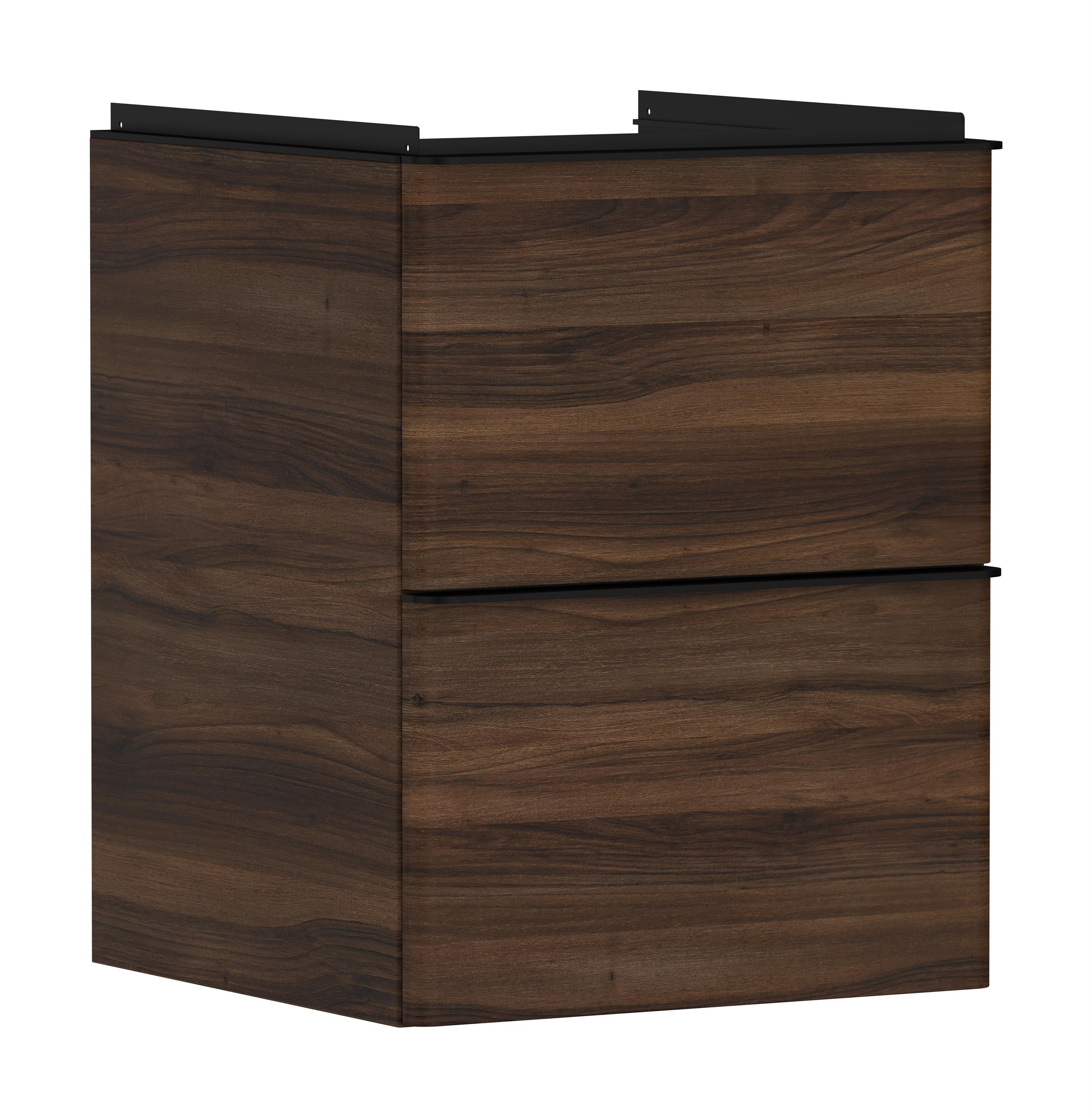 Darmowa Dostawa - Szafka 48x49.5x60.5 cm podumywalkowa wisząca czarna Hansgrohe Xelu Q 54022670