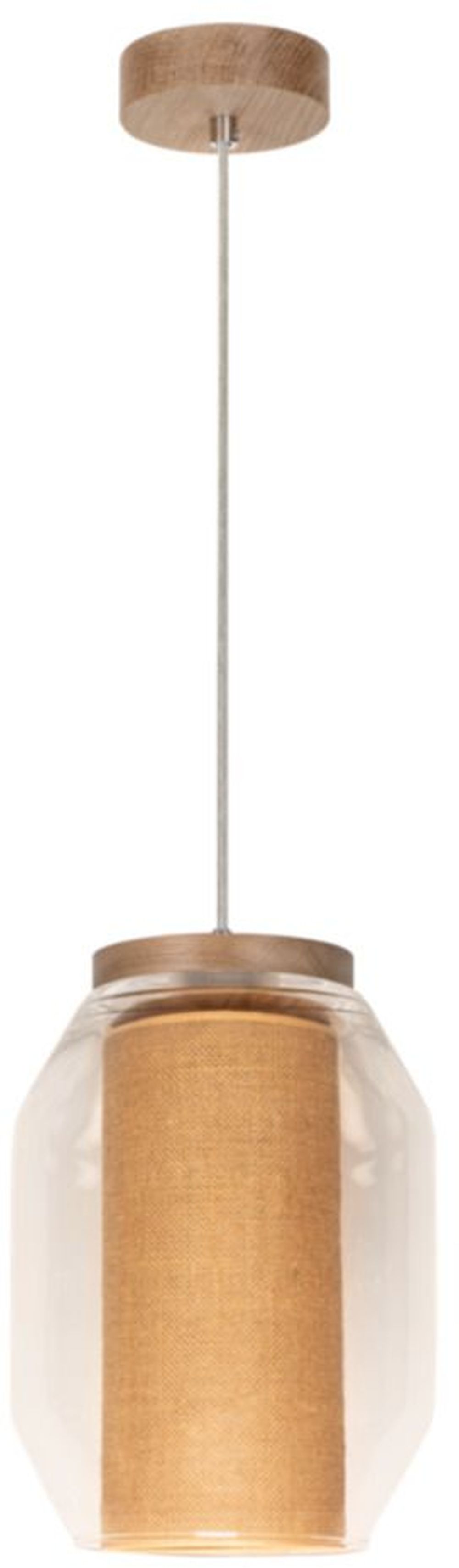Darmowa Dostawa - Lampa wisząca 1x15 W przezroczysta Britop Lighting Vaso Jute 179110174