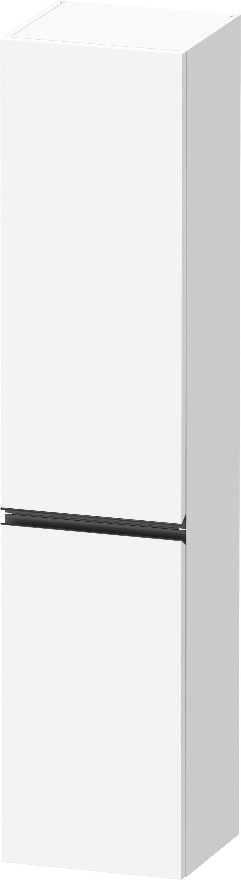 Darmowa Dostawa - Szafka 40x37.4x176 cm boczna wisząca biała-czarna Duravit Sivida SV1370LBD180000