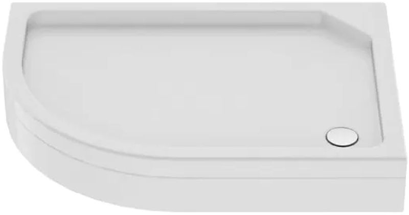 Darmowa Dostawa - Brodzik półokrągły 100x80 cm biały New Trendy New Maxima B0339