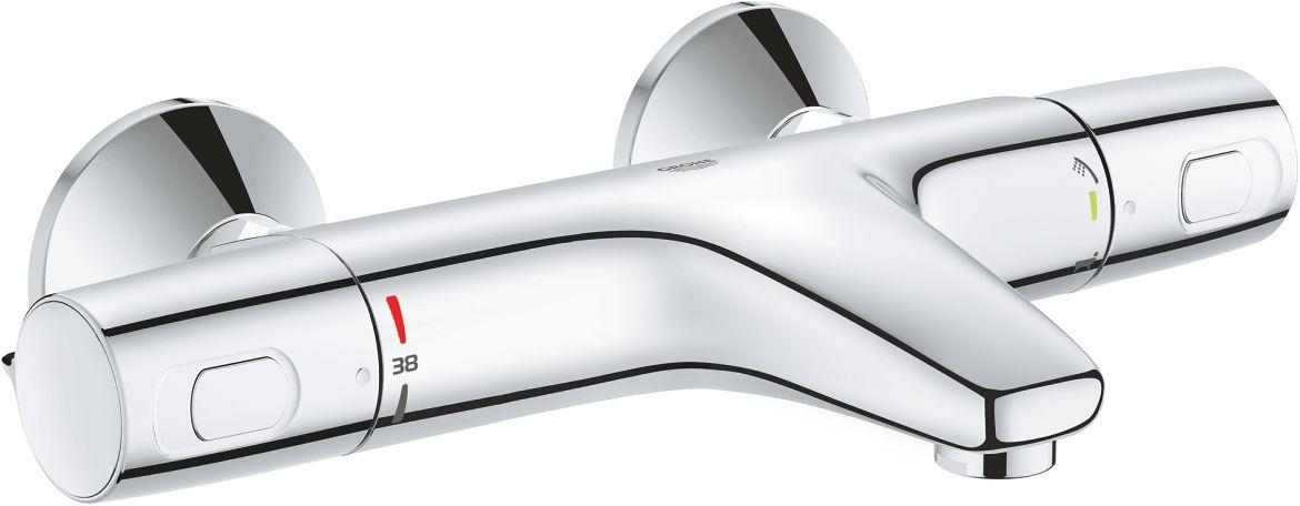 Darmowa Dostawa - Bateria wannowo-prysznicowa ścienna termostatyczna chrom Grohe Precision 34227002