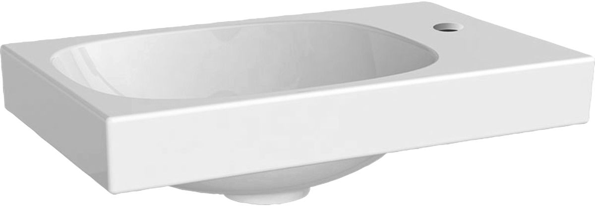 Darmowa Dostawa - Umywalka 40x25 cm prostokątna ścienna-meblowa biała Geberit Acanto 500635012