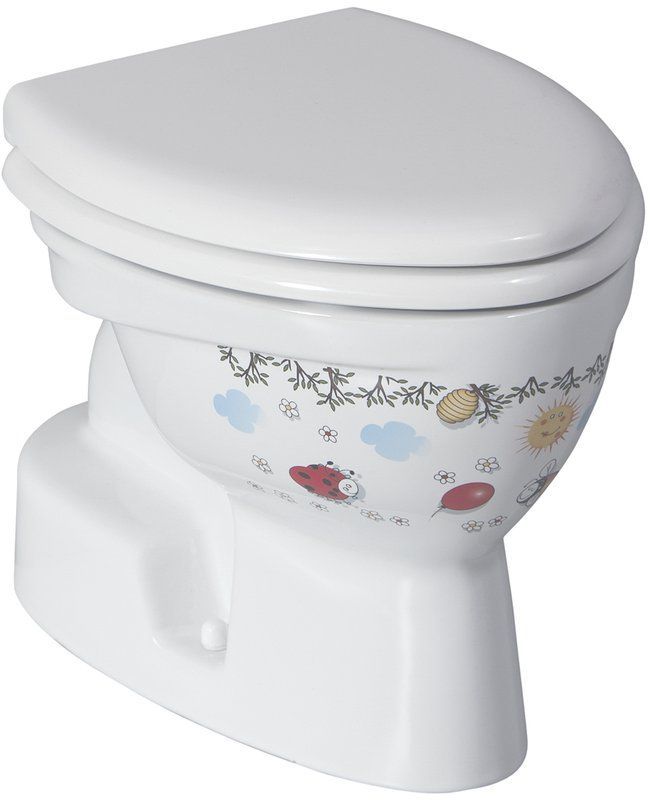 Darmowa Dostawa - Miska kompakt WC dla dzieci biały Creavit Kid CK30011CB00EFF00
