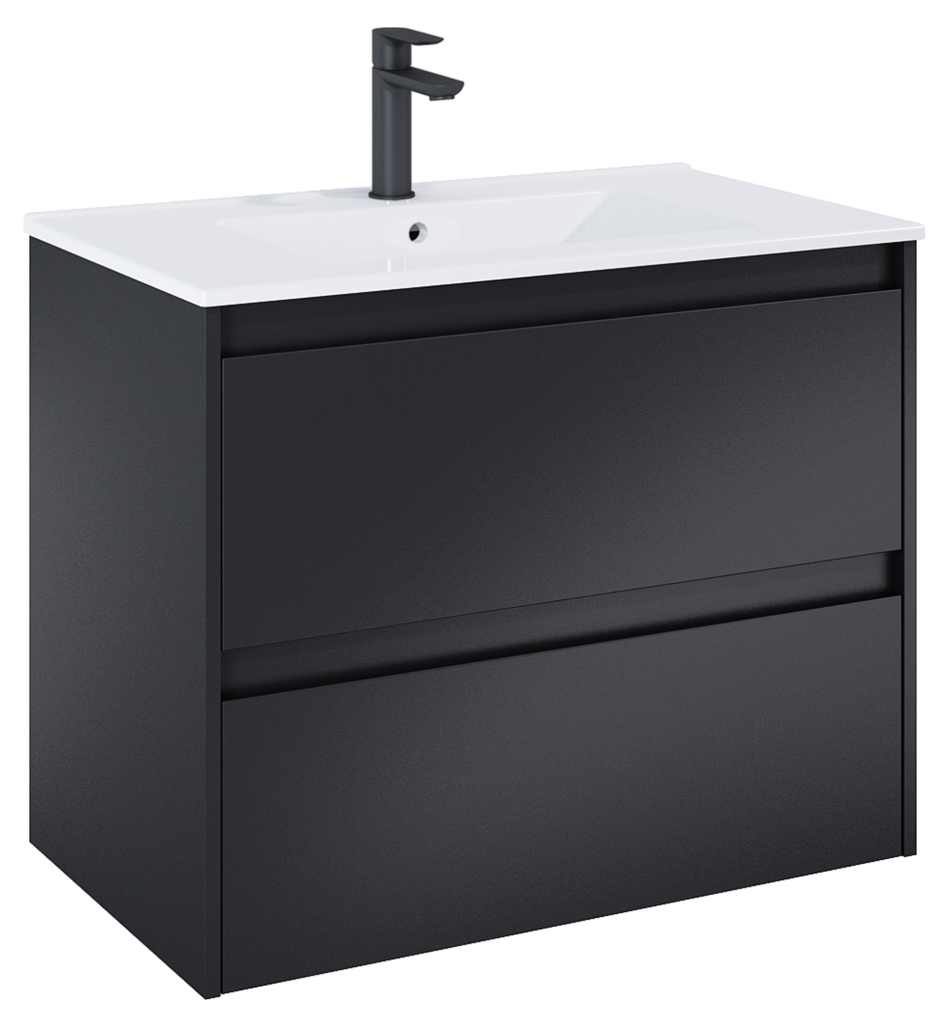 Darmowa Dostawa - Szafka 80x45.6x63.5 cm podumywalkowa wisząca czarna Roca Claudia A857795532