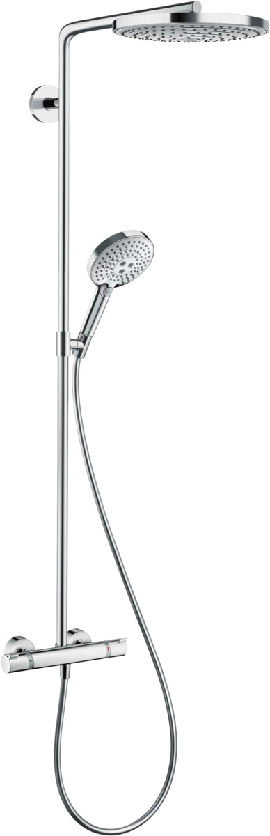 Darmowa Dostawa - Zestaw prysznicowy ścienny biały Hansgrohe Raindance 27129400