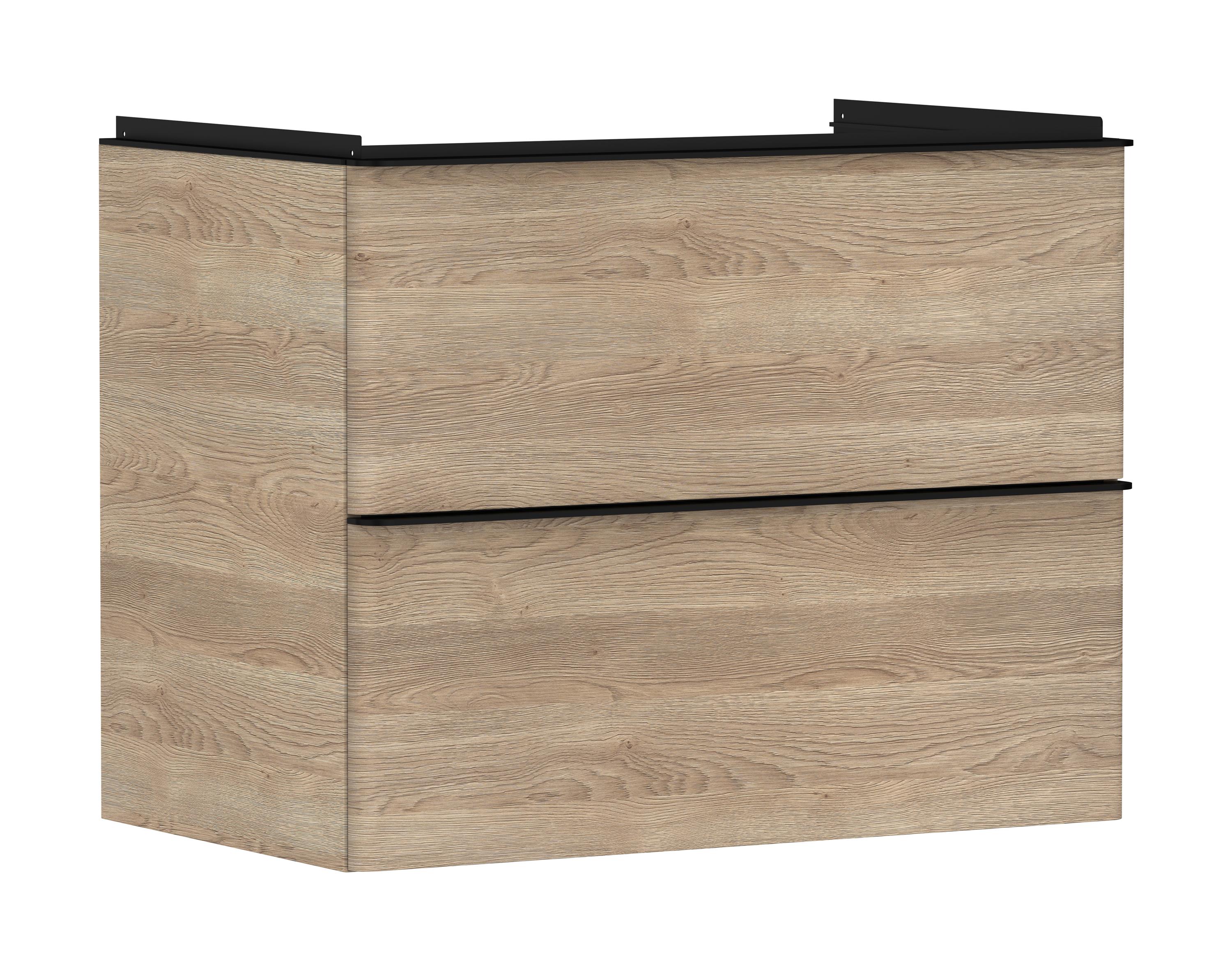 Darmowa Dostawa - Szafka 78x49.5x60.5 cm podumywalkowa wisząca czarna Hansgrohe Xelu Q 54029670
