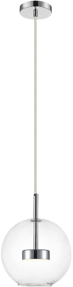 Darmowa Dostawa - Lampa wisząca 1x5 W chrom-przezroczysta Zuma Line Enceladus P042801JF4AC
