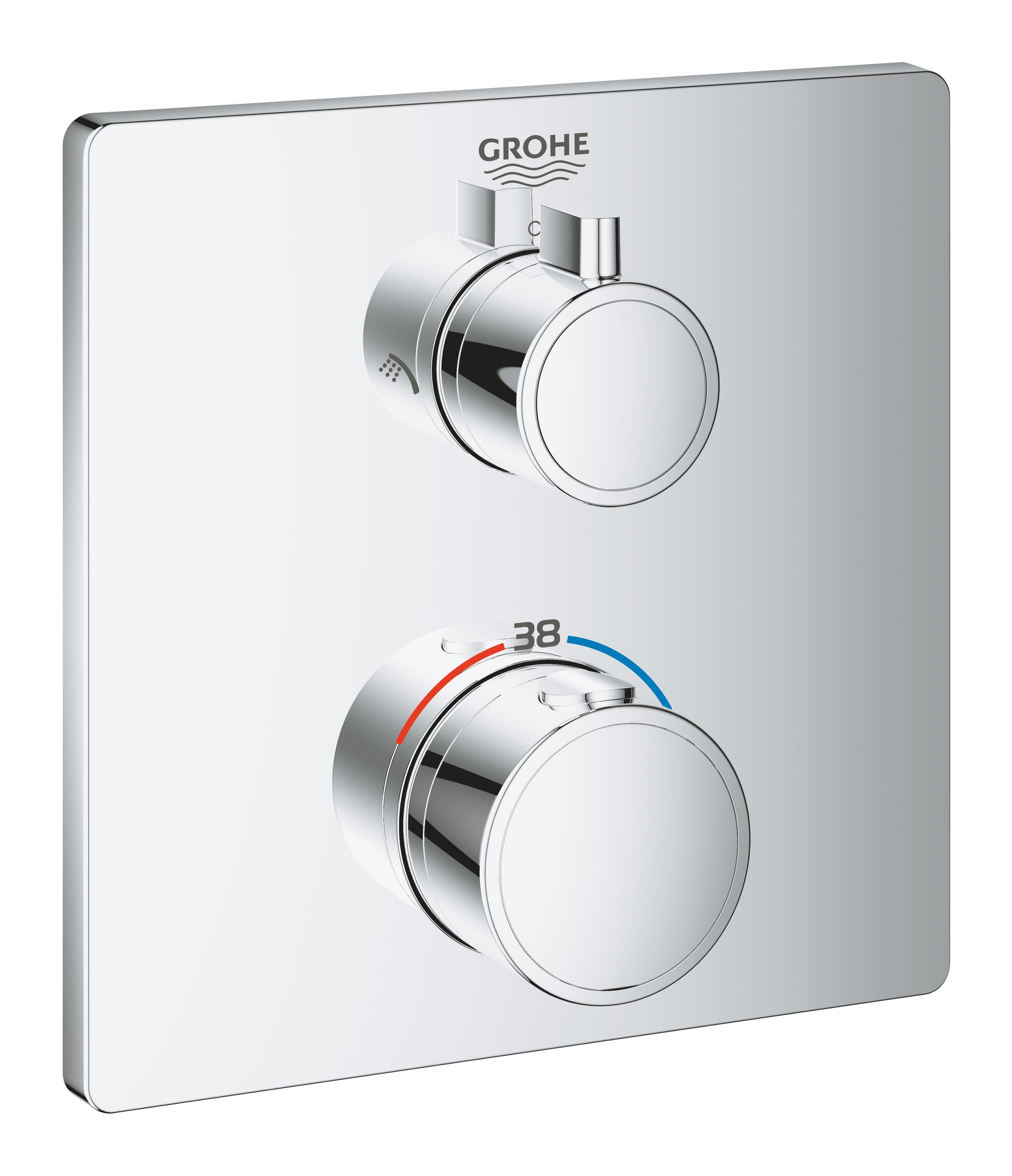 Darmowa Dostawa - Bateria wannowo-prysznicowa podtynkowa termostatyczna chrom Grohe Grohtherm 24079000