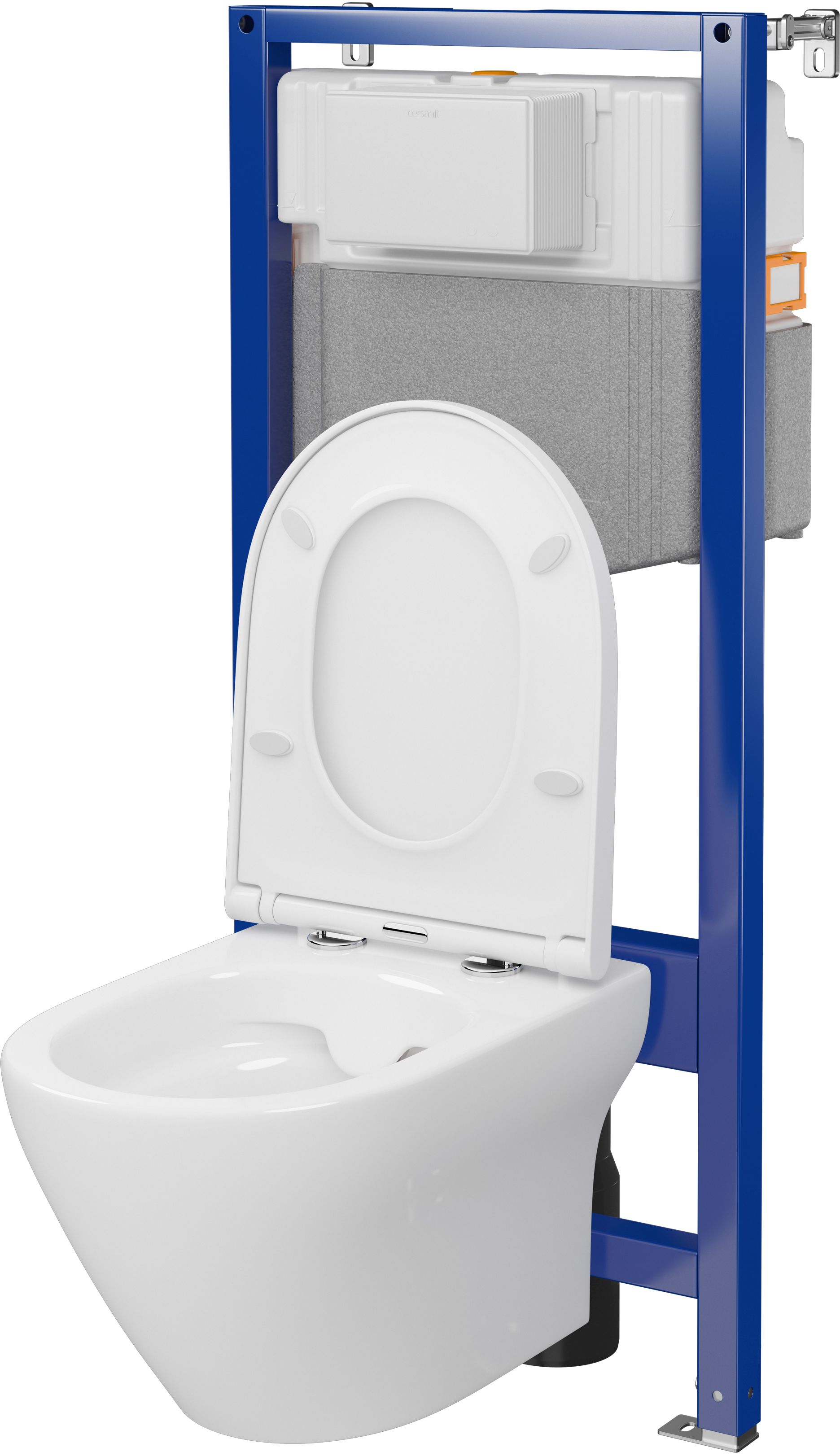 Darmowa Dostawa - Zestaw WC stelaż z miską i deską Cersanit Larga S701823