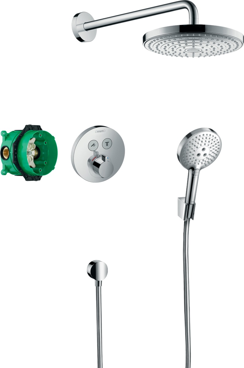 Darmowa Dostawa - Zestaw prysznicowy podtynkowy chrom Hansgrohe Raindance 27297000