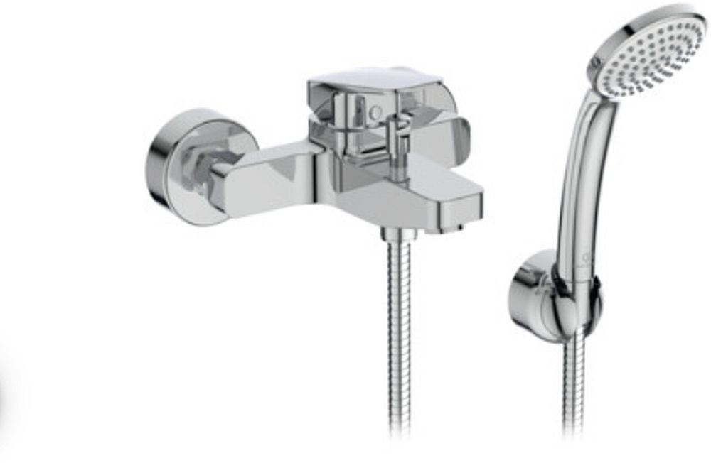 Darmowa Dostawa - Bateria wannowo-prysznicowa ścienna termostatyczna chrom Ideal Standard Ceraplan BD258AA