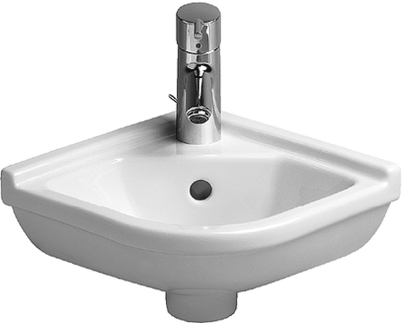Darmowa Dostawa - Umywalka 43x38 cm narożna ścienna biała Duravit Starck 3 0752440000